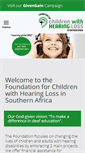 Mobile Screenshot of hearingloss.org.za