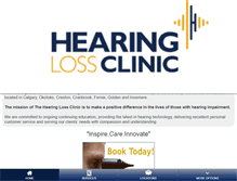 Tablet Screenshot of hearingloss.ca